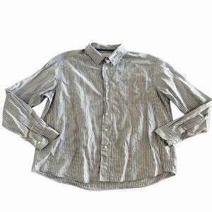 Vintage Wrangler Jeans Company Stripped Button Down Long Sleeve Shirt L